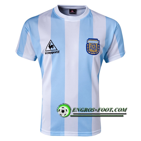 Engros-foot: Jeu Maillot de Argentine Domicile 1986 Thailande