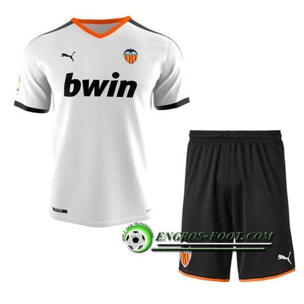 Engros-foot: Ensemble Maillot Foot Valencia Enfants Domicile 2019 2020 Thailande