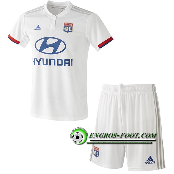 Engros-foot: Ensemble Maillot Foot Lyon OL Enfants Domicile 2019 2020 Thailande