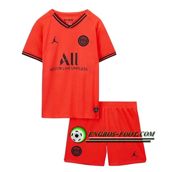 Engros-foot: Ensemble Maillot Foot Foot PSG Enfants Exterieur 2019 2020 Thailande