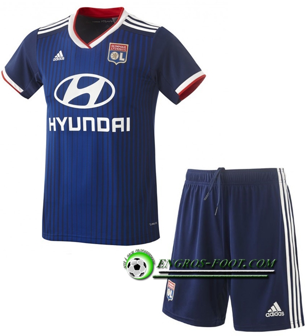 Engros-foot: Ensemble Maillot Foot Lyon OL Enfants Exterieur 2019 2020 Thailande