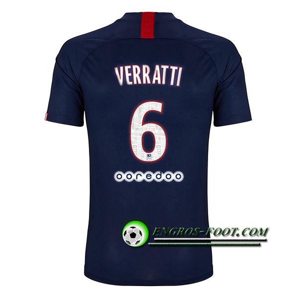 Engros-foot: Jeu Maillot de PSG (VERRATTI 6) Domicile 2019 2020 Thailande