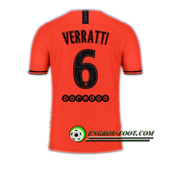 Engros-foot: Jeu Maillot de PSG (VERRATTI 6) Exterieur 2019 2020 Thailande