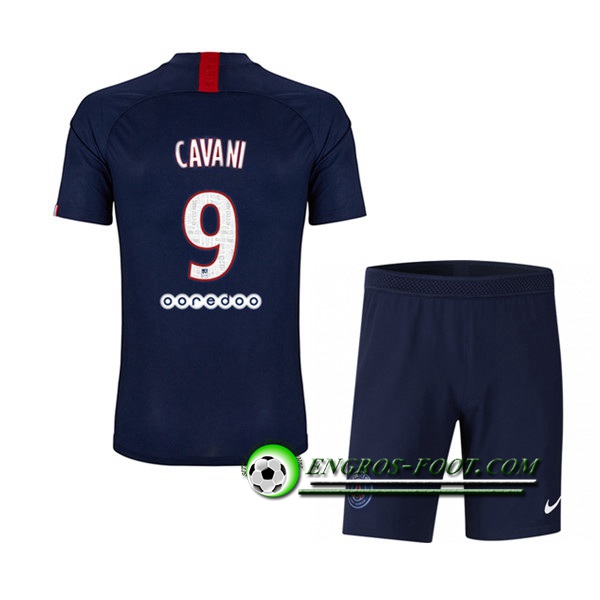 Engros-foot: Ensemble Maillot Foot PSG (CAVANI 9) Enfant Domicile 2019 2020 Thailande