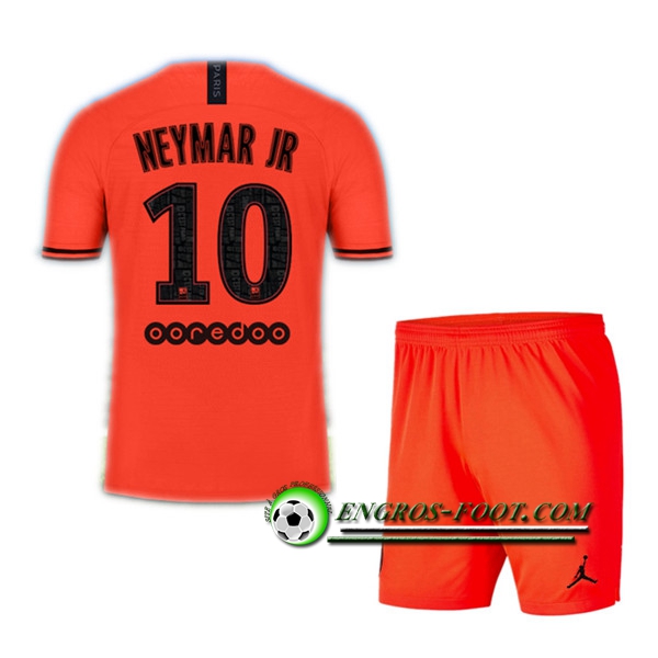 Engros-foot: Ensemble Maillot Foot PSG (NEYMAR JR 10) Enfant Exterieur 2019 2020 Thailande