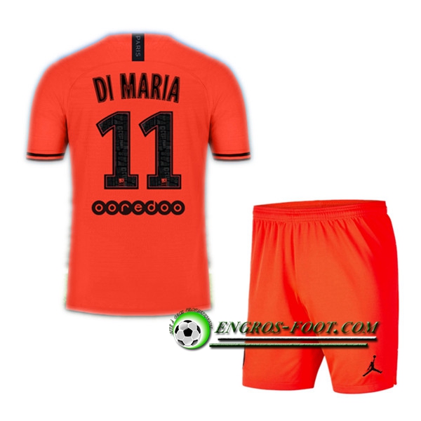 Engros-foot: Ensemble Maillot Foot PSG (DI MARIA 11) Enfant Exterieur 2019 2020 Thailande