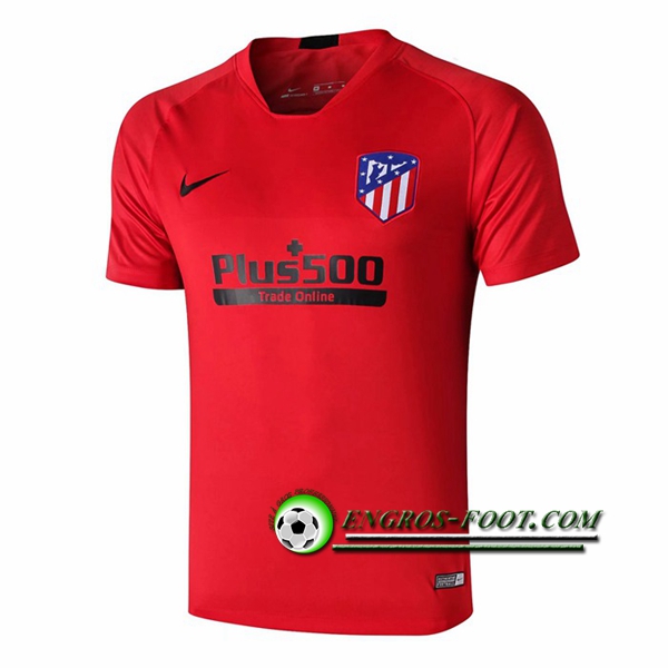 Engros-foot: Training T-Shirts Atletico Madrid Rouge 2019 2020 Thailande