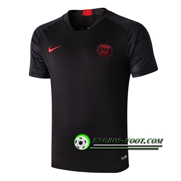 Engros-foot: Training T-Shirts PSG Noir 2019 2020 Thailande