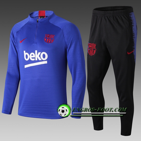 Engros-foot: Ensemble Survetement Foot FC Barcelone Enfant Beko Bleu 2019 2020 Thailande