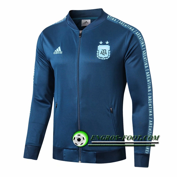 Engros-foot: Nouveaux Veste Foot Argentine Cyan 2019 2020 Thailande