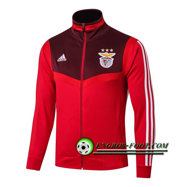 Engros-foot: Nouveaux Veste Foot S.L Benfica Rouge 2019 2020 Thailande