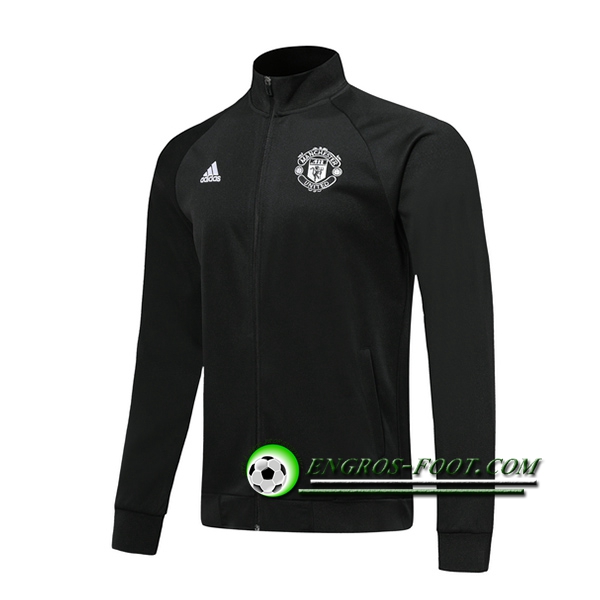 Engros-foot: Nouveaux Veste Foot Manchester United Noir 2019 2020 Thailande