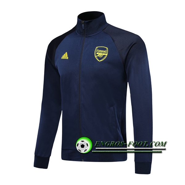 Engros-foot: Nouveaux Veste Foot Arsenal Bleu Fonce 2019 2020 Thailande