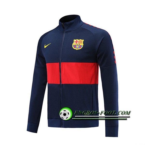 Engros-foot: Nouveaux Veste Foot Barcelone Bleu/Rouge 2019 2020 Thailande