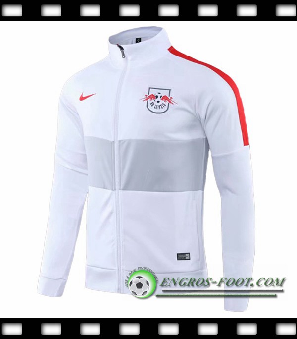 Engros-foot: Nouveaux Veste Foot RB Leipzig Blanc 2019/2020 Thailande