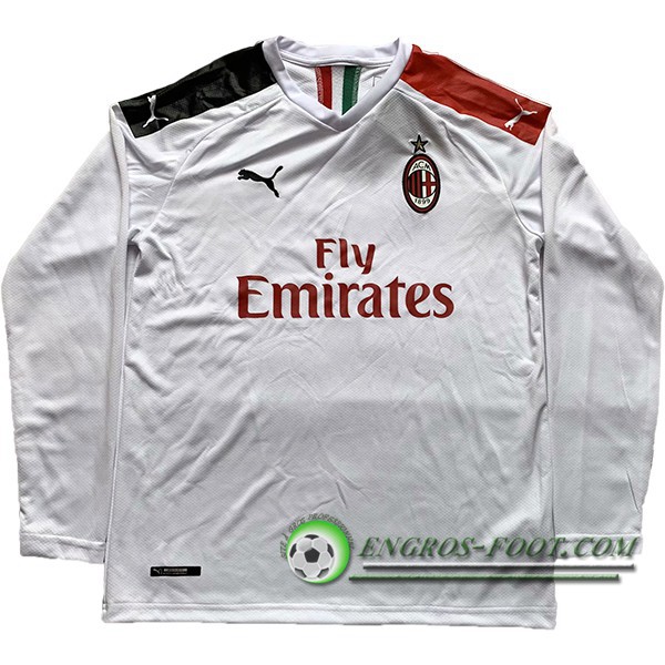 Engros-foot: Maillot de Foot Milan AC Exterieur Manche longue 2019/2020 Thailande