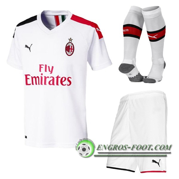 Ensemble Maillot de Foot Milan AC Exterieur + Chaussettes 2019/2020