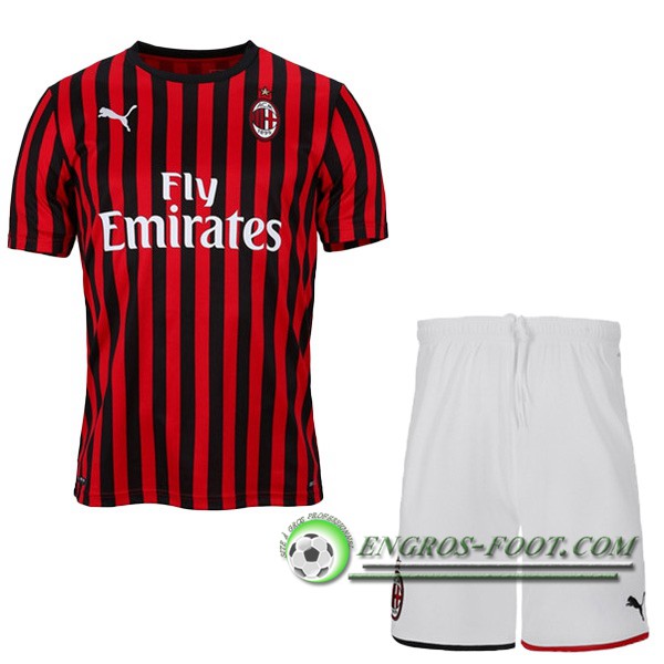 Ensemble Maillot de Foot Milan AC Domicile 2019/2020