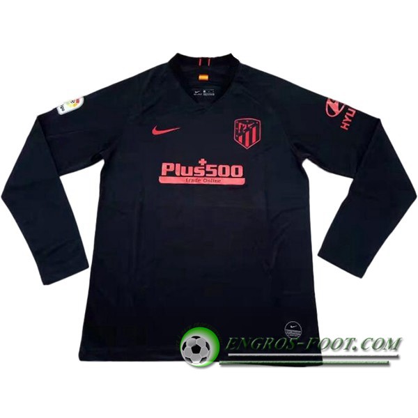 Engros-foot: Maillot de Foot Atletico Madrid Exterieur Manche longue 2019/2020 Thailande