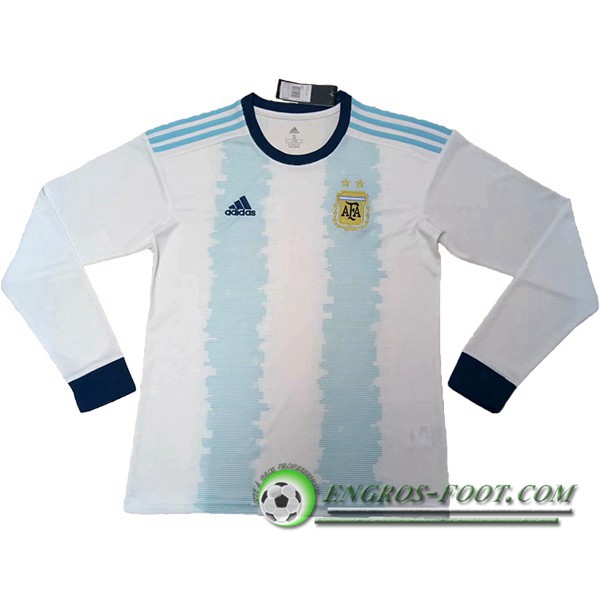 Engros-foot: Maillot Foot Equipe de Argentine Domicile Manche longue 2019/2020 Thailande