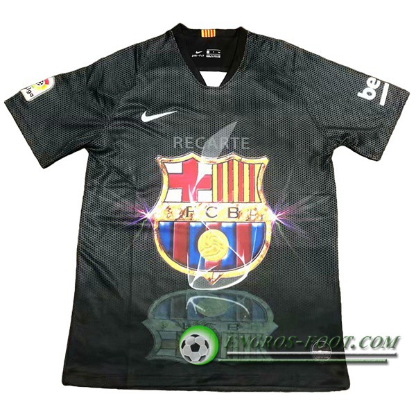 Maillot Foot FC Barcelone Version Classique Noir 2019/2020