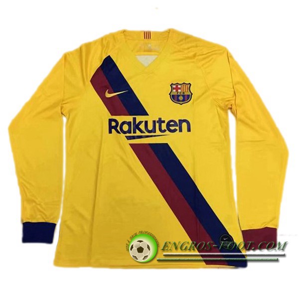 Engros-foot: Maillot de Foot Barcelone Exterieur Manche longue 2019/2020 Thailande