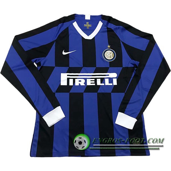 Engros-foot: Maillot de Foot Inter Milan Domicile Manche longue 2019/2020 Thailande