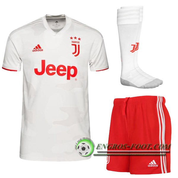 Ensemble Maillot de Foot Juventus Exterieur + Chaussettes 2019/2020