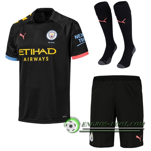 Ensemble Maillot de Foot Manchester City Exterieur + Chaussettes 2019/2020