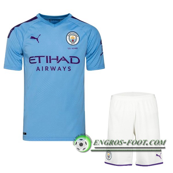 Ensemble Maillot de Foot Manchester City Domicile 2019/2020