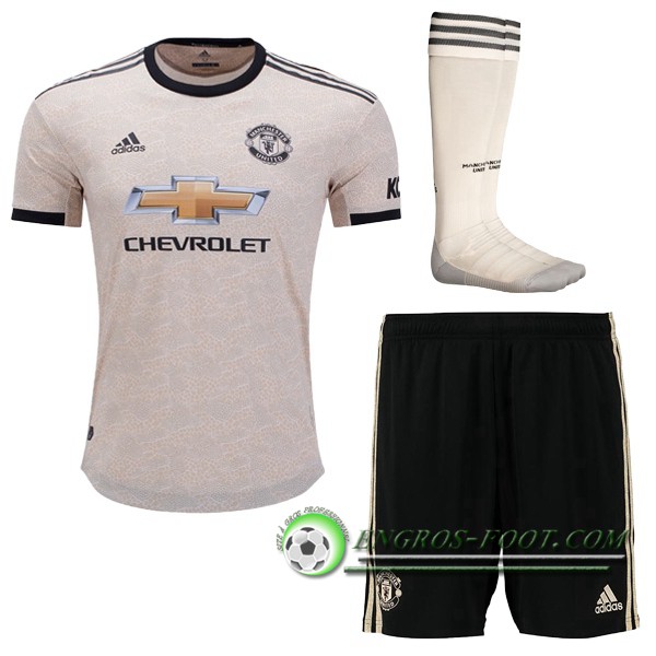 Ensemble Maillot de Foot Manchester United Exterieur + Chaussettes 2019/2020