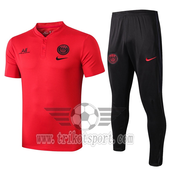 Ensemble Polo Paris PSG ALL + Pantalon Rouge 2019/2020