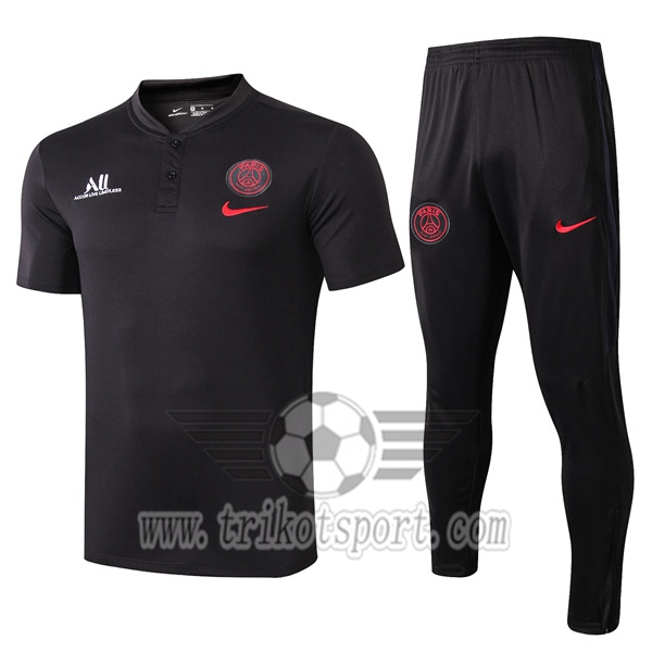 Ensemble Polo Paris PSG ALL + Pantalon Noir 2019/2020