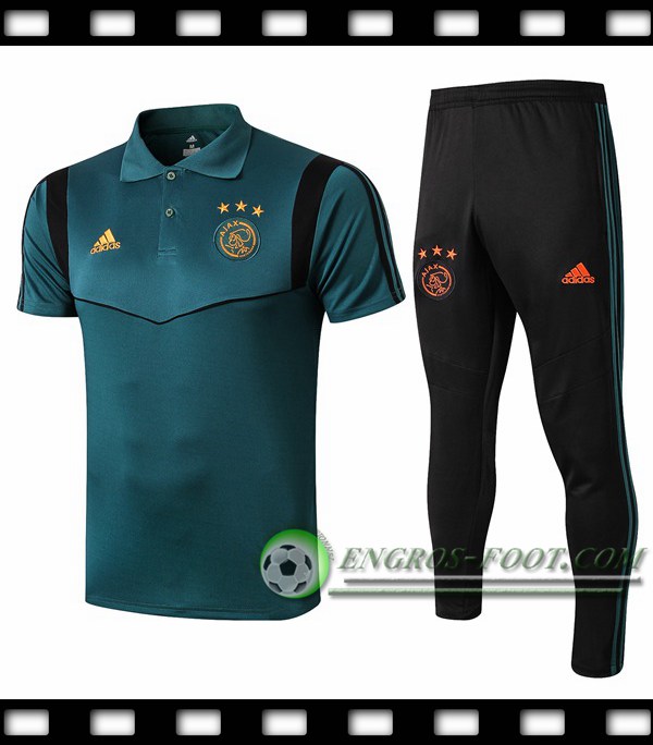 Ensemble Polo AFC Ajax + Pantalon Vert 2019/2020