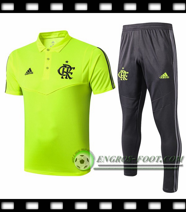 Ensemble Polo Flamengo + Pantalon Vert 2019/2020