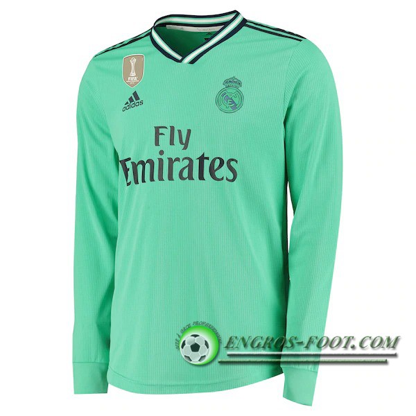 Engros-foot: Maillot de Foot Real Madrid Third Manche longue 2019/2020 Thailande