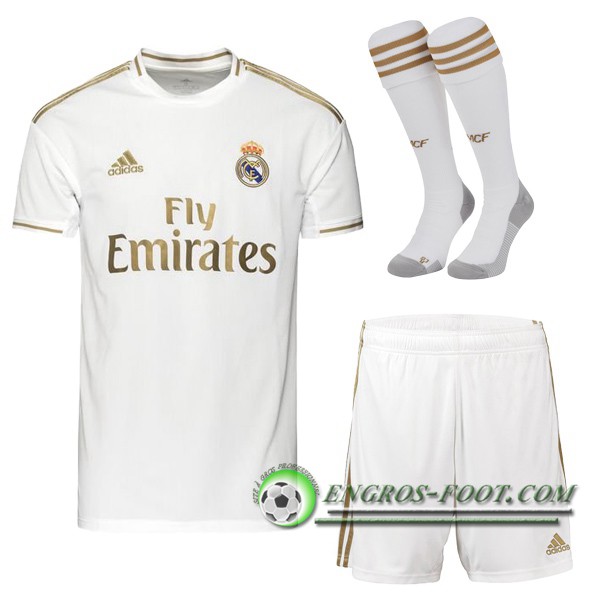 Ensemble Maillot de Foot Real Madrid Domicile + Chaussettes 2019/2020