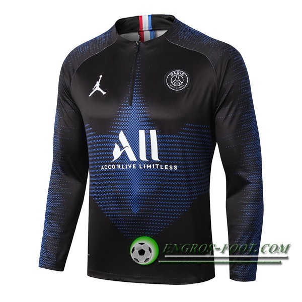 Engros-foot: Sweatshirt Training Paris PSG Jordan ALL Bleu Saphir 2019/2020 Thailande