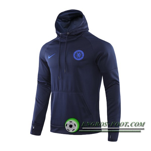 Engros-foot: Capuche Sweatshirt Training FC Chelsea Noir 2019/2020 Thailande