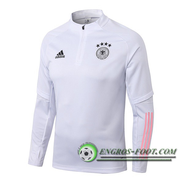 Sweatshirt Training Allemagne Blanc Gris 2019/2020
