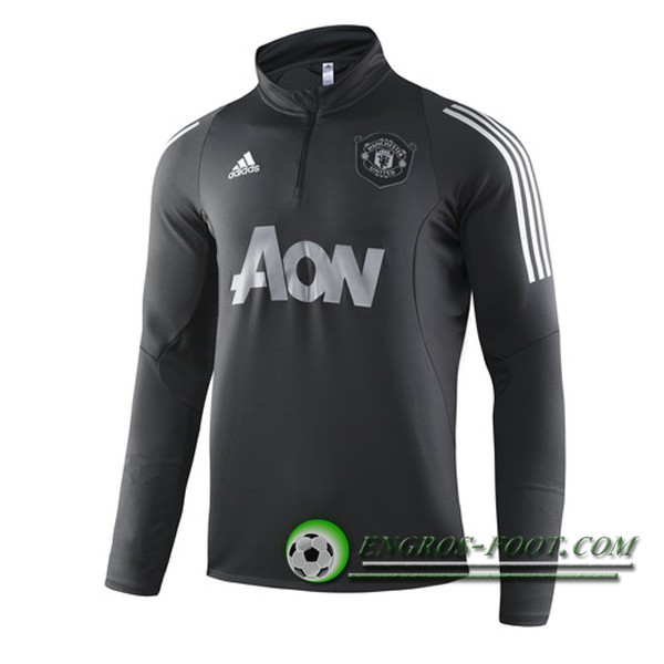 Sweatshirt Training Manchester United Noir 2019/2020