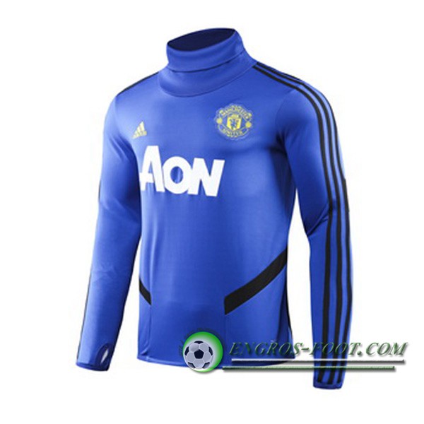 Sweatshirt Training Manchester United Bleu 2019/2020