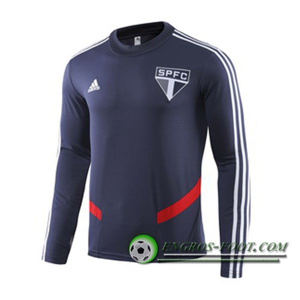 Sweatshirt Training Sao Paulo FC Cyan Fonce 2019/2020