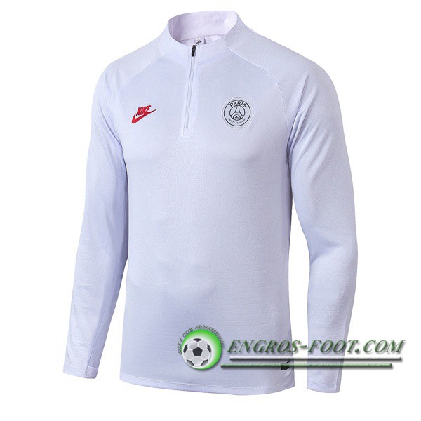 Sweatshirt Training PSG Blanc 2019/2020