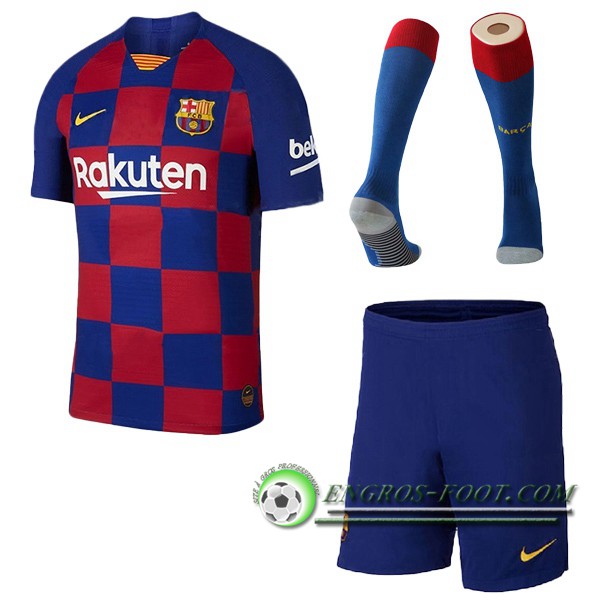 Ensemble Maillot de Foot FC Barcelone Domicile + Chaussettes 2019/2020