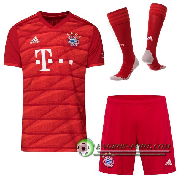 Ensemble Maillot de Foot Bayern Munich Domicile + Chaussettes 2019/2020