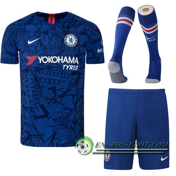 Ensemble Maillot de Foot FC Chelsea Domicile + Chaussettes 2019/2020