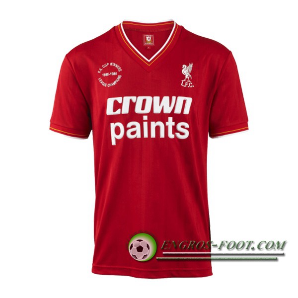 Maillot de Foot FC Liverpool Domicile 1985/1986