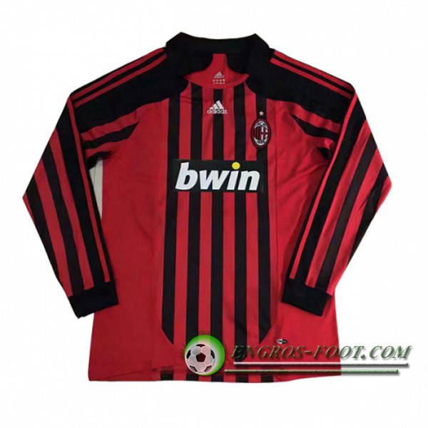 Maillot de Foot Milan AC Manches longues Domicile 2007/2008