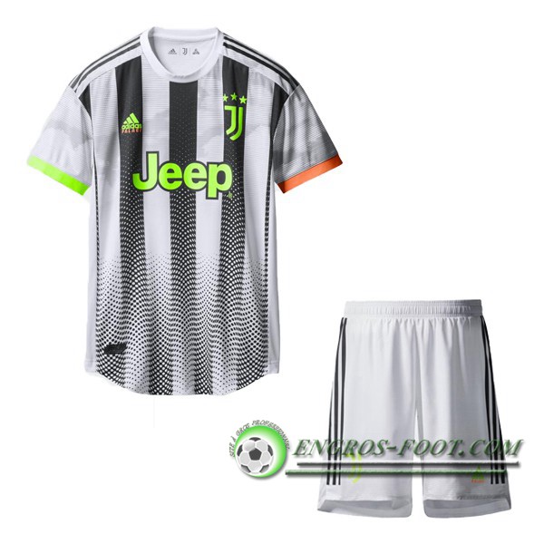 Engros-foot: Maillot de Foot Juventus Adidas et Palace Collaboré Edition Speciale Enfants Domicile 2019/2020 Thailande